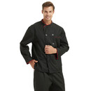 TopTie Unisex Classic Long Sleeve Button Chef Coat