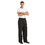 TOPTIE Men's Baggy Chef Pants with Elastic Waist for Restaurant Workers