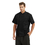 TOPTIE 2 Pack Unisex Short Sleeve Chef Coat Jacket, Black
