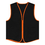 TOPTIE 12 PCS Wholesale Unisex Supermarket & Clerk Vest With Zipper Closure, Black