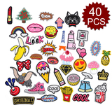 Muka Iron-On or Sewing-On Embroidered Applique DIY Patches Wholesale