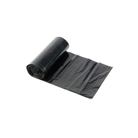 Advantage Repro Can Liner - BLACK 38" x 58", 1.3 mil, 55 GALLON, RECYCLED, HEAVY - (10/10 ROLLS) 100/CS