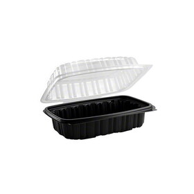 Anchor 4656910 Hinged Culinary Classics Premium Container 1 Compartment 9.55" x 6.49" x 3.21" 26 OZ 120/CS