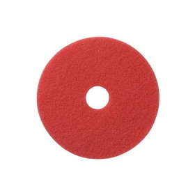 Americo 404416 Buffing Pad 16" Diameter, Red, Polyester Fiber, (5 per Case)