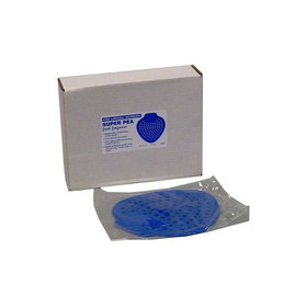 Americo 562030 Super Pea Deodorizing Urinal Screen, Blue, Mint Fragrance, 12/CS