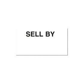 Avery Dennison 04002 Sell By Label White 20M/SL 8SL/CS