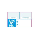 Avery Dennison 04128 Ring on Deli Label Blue 8M/SL 16SL/CS