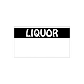 Avery Dennison 04515 Liquor Label Black 17M/SC 15 SL/CS