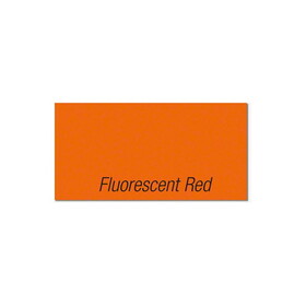 Avery Dennison 04516 Fluorescent Plain Label Red 17M/SL 15 SL/CS