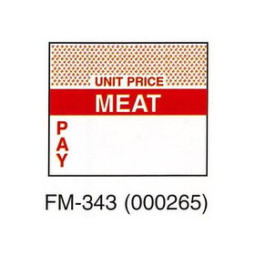 Avery Dennison 04709 Ring on Meat Label 15M/SL 16SL/CS