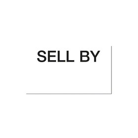 Avery Dennison 04760 Sell By Label Black 15M/SL 16SL/CS