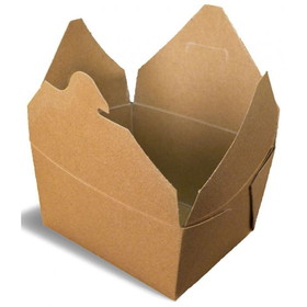 Fold-Pak03BPTRAIIM BioPlus Terra II Container - #3, 66 Fl Oz, Kraft Paper, Food Container (200 per Case)