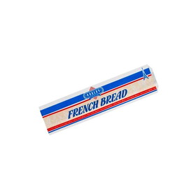 Brown Paper Goods 13A02 White MG (Machine Glazed) "French Bread" Bag - 4 1/2" x 2 1/2" x 24" - 1000/CS