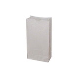 Brown Paper Goods 1413 Plain White, Wax Seal 4#, Self Opening Style Bag - 4#LB - 5