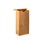 Brown Paper Goods 1752 Poly Lined Natural Kraft Poly Lined Coffee Bag - 1#LB - With Tin Tie. - 4 1/4" x 2 1/2" x 9 &#190;" - 1000/CS, Price/Case