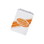 Brown Paper Goods 5A20 Foil "Delicious" Sandwich Bag - Orange Print. Foil On The Outside, Paper On The Inside. - 6" x 2" x 8" - Light weight - 1000/CS, Price/Case