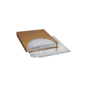 Brown Paper Goods 5C16 Cushion Foil Warming Wrap - 14" x 16", Plain Foil Sub Wrap, Dispenser Box - 2/500/CS:1000/CS