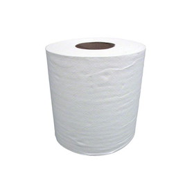 White 125006 2 Ply Centerpull Towel - 450' 7.4" x 10" sheet, 540 sheets per roll (6/CS)