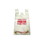Unistar 1367-2191 Poly T-Shirt Bag, White - 12" x 8" x 24" - 16MIC, 1/5, "Thank You" Red Print - 700/CS, Price/Case
