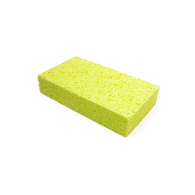 ACS 665 Large Cellulose Sponge - Individually wrapped. 7.25" X 4.25" X 1.5" - 24/CS