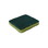 Advantage PY-200-HALVES Half Size Medium Duty Green Scrubber Sponge, Green/Yellow, 3.5" x 3.5", Price/Case
