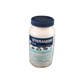 Edwards 1-G Steramine Multipurpose Sanitizer Tablet - 150 Tablets - 6/case 150/bottle - 12 boxes per master