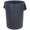 Carlisle Food Service 34105523 Bronco 31.5" x 33", 55 Gallon, Gray, Polyethylene, Round, Waste Bin Trash Container (1 EA), Price/EA