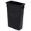 Carlisle FoodService 34202303 TrimLine Waste Container 11" x 20" x 30", 23 Gallon, Black, Polyethylene, Rectangle, (4 per Case), Price/Case