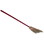 Carlisle FoodService 368200 Lobby Broom 40" L, 8" Bristle, 27" L Lacquered Wood Handle, (12 per Pack), Price/Case