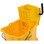 Carlisle FoodService 3690404 Mop Bucket and Side Press Wringer 18.5" x 16.5" x 16.5", 35 Quart Capacity, Yellow, Polyethylene, Sturdy, Price/EA