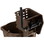 Carlisle FoodService 3690469 Mop Bucket and Side Press Wringer 20.5" x 16.5" x 16.5", 35 Quart Capacity, Brown, Polyethylene, Sturdy, Price/EA