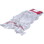 Carlisle FoodService 369424B00 Flo-Pac 18" L, Synthetic/Cotton, Looped End, Blended, 4-Ply, Wet Mop with Red Narrow Headband and Tailband (12 per Case), Price/EA