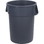 Bronco 84104423, Round, Waste Container, 44 Gal, Grey, Price/Each