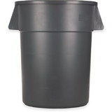 Bronco 84105523, Round, Waste Container, 55 Gal, Grey