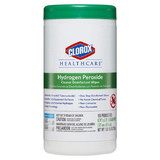 Clorox Healthcare 30825 Hydrogen Peroxide Cleaner Disinfectant Wipe (155 per Canister) 6/CS