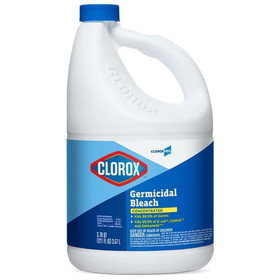 CloroxPro 30966 Clorox Germicidal Bleach 121 Fl Oz Bottle, Pale Yellow, Thin Liquid, (3 per Case)