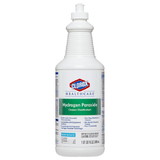 Clorox Healthcare 31444 Hydrogen Peroxide Cleaner Disinfectant 32 Fl Oz Pull-Top, Clear, Liquid, (6 per Case)