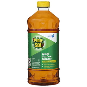 Pine-Sol 41773 Multi-Surface Cleaner 60 Fl Oz Bottle, Amber, Original Scent, 6/CS