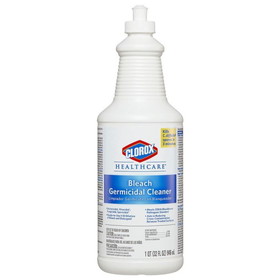 Clorox Healthcare 68832 Bleach Germicidal Disinfectant Cleaner 32 Fl Oz Pull-Top, Liquid, (6 per Case)