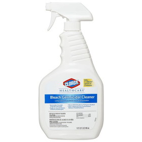 Clorox Healthcare 68970 Bleach Germicidal Cleaner 32 Fl Oz Trigger Spray, Liquid, (6 per Case)