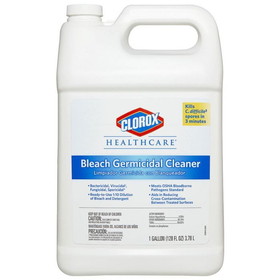 Clorox Healthcare 68978 Bleach Germicidal Cleaner 128 Fl Oz Refill Bottle, Liquid, (4 per Case)
