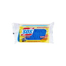 S.O.S. 91017 All-Surface Scrubber Sponge Blue - 12/cs