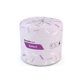 Cascades Pro Select B211 Standard Toilet Paper, 2-Ply, 4" x 3.25", 500 Sheets - 80 RL/CS