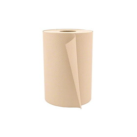 Cascades Tissue Group H035 Roll Paper Towel Kraft 7.875" x 350' Natural 100% Recycled 12/CS