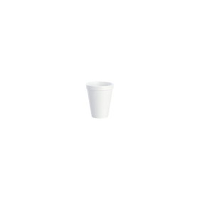 Dart 10J10 Small Drink Cup - 10 oz. White, Expanded Polystyrene, J Cup, Insulated, Foam Drink Cup (1000 per Case)