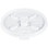 Dart Container 12FTL Foam Cup/Container Lid White, High Impact Polystyrene, Lift-N-Lock, Lid for 10J12/12J12/14J12 Foam Cup/Container (1000/CS), Price/Case