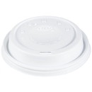 Dart Container 16EL Foam Cup/Container Lid White, High Impact Polystyrene, Cappuccino Style, Sip Hole, Lid for 16X16/20X16/24X16 16 Oz Foam Cup/Container (1000/CS)