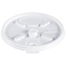Dart Container 16FTL Foam Cup/Container Lid White, High Impact Polystyrene, Lift-N-Lock, Lid for 12J16/14J16/16J16 Foam Cup/Container (1000/CS)
