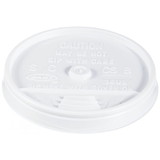 Dart Container 16UL Foam Cup/Container Lid White, High Impact Polystyrene, Sip Thru, Lid for 20X16/24X16 16 Oz Foam Cup/Container (1000/CS)