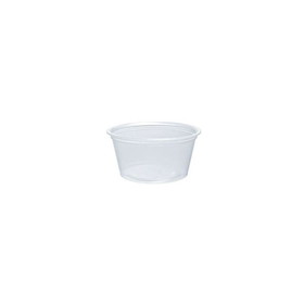Dart Container 200PC Conex Complements 2 Oz, 1.8" Base/2.4" Top x 1.2", Clear, Polypropylene, Microwavable, Recyclable, Portion Container (2500 per Case)